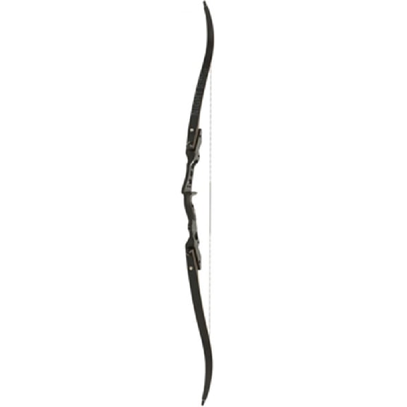 October Mountain Night Ridge ILF Recurve Bow 60 in. 40 lbs RH, Black