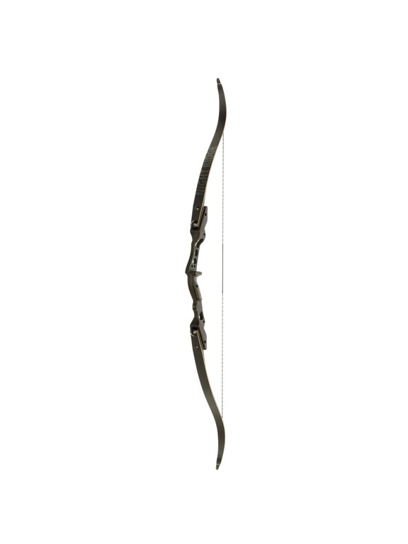 October Mountain Night Ridge ILF Recurve Bow 60 in. 45 lbs RH, Black