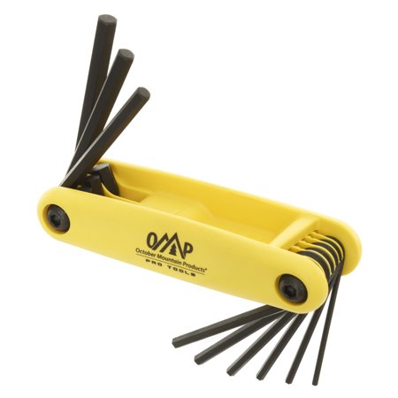 October Mountain Products 60833 Pro Shop Deluxe Hex Wrench Set - 0.31-0.25 in.