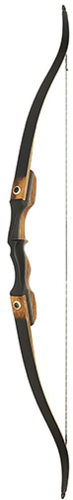 October Mountain Adventure 2.0 Recurve Bow - 62 Inch 20 Pound Left Hand Draw For Beginners & Training