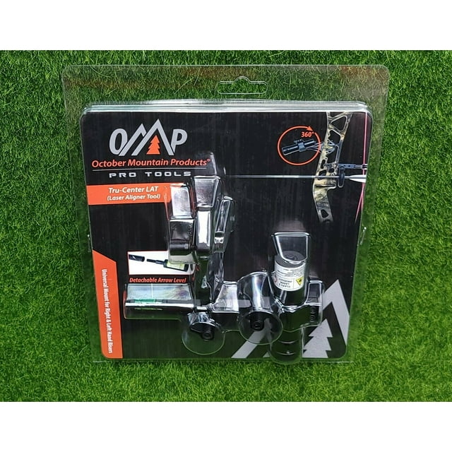 October Mountain Tru Center LAT Laser Alignment Tool/Arrow Level Black