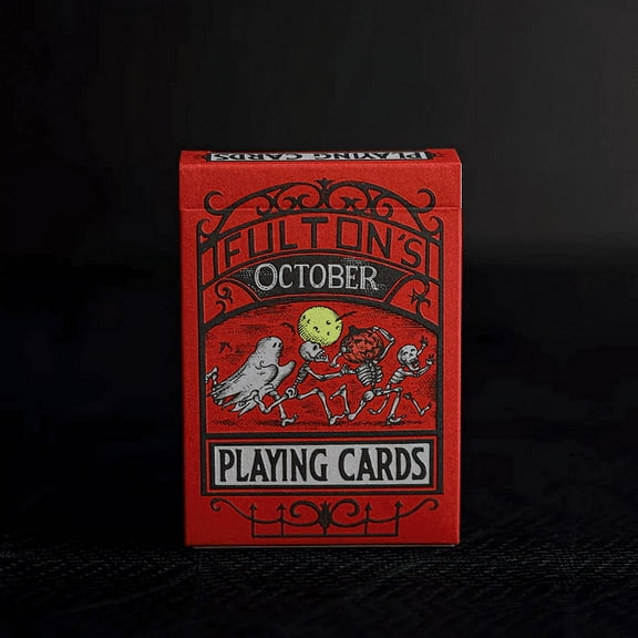 October Red Standard Edition Playing Cards by Fulton