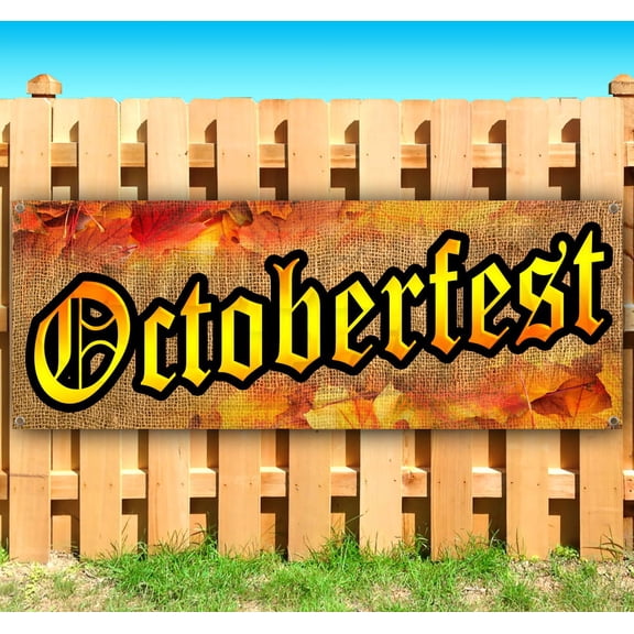 Octoberfest 13 oz Vinyl Banner With Metal Grommets