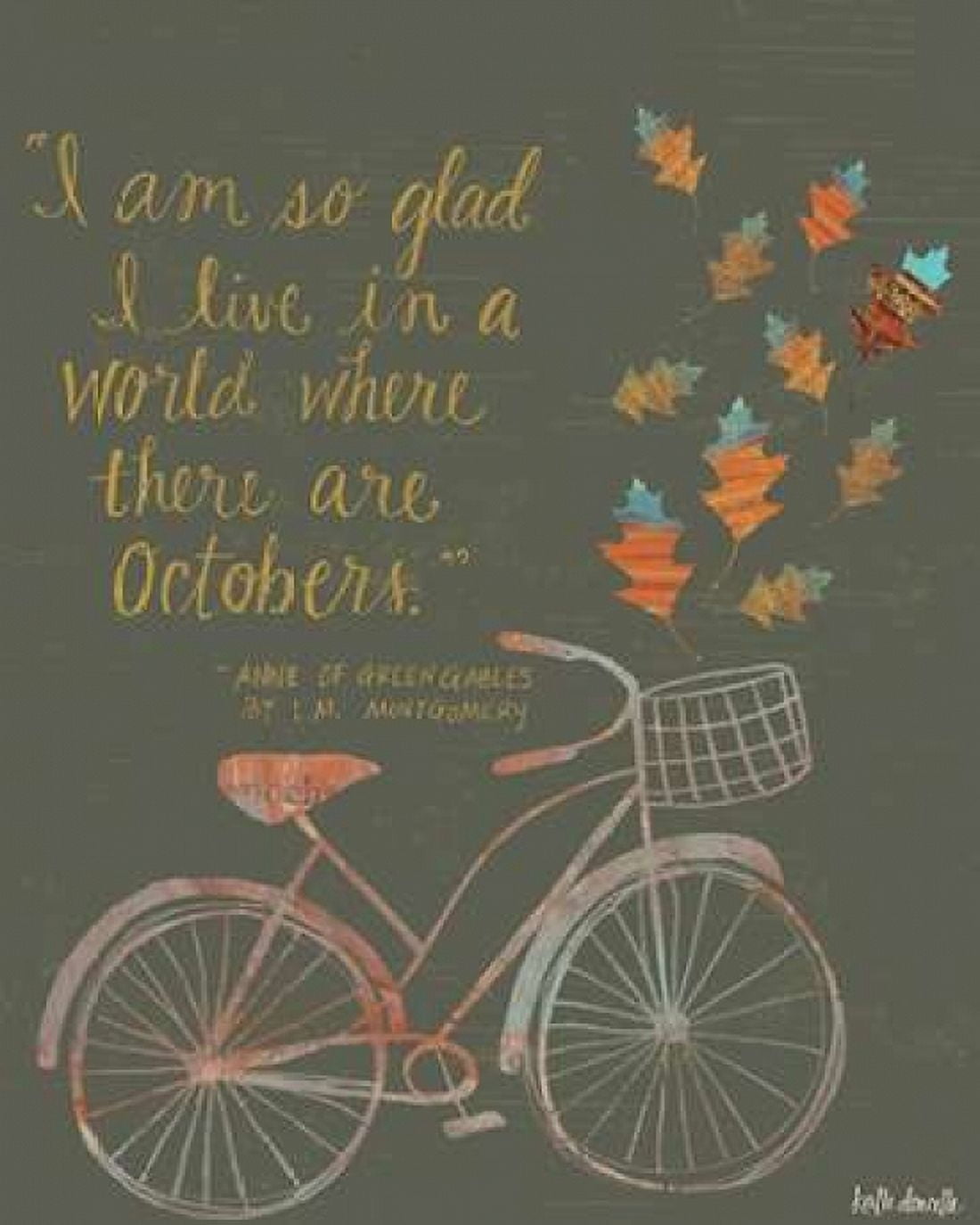 Octobers Canvas Art - Katie Doucette (24 x 30)