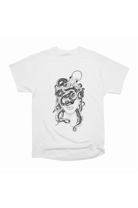 Octolady doodle T-Shirt Tee Gift For Him Merch For Her Apparel For Friend