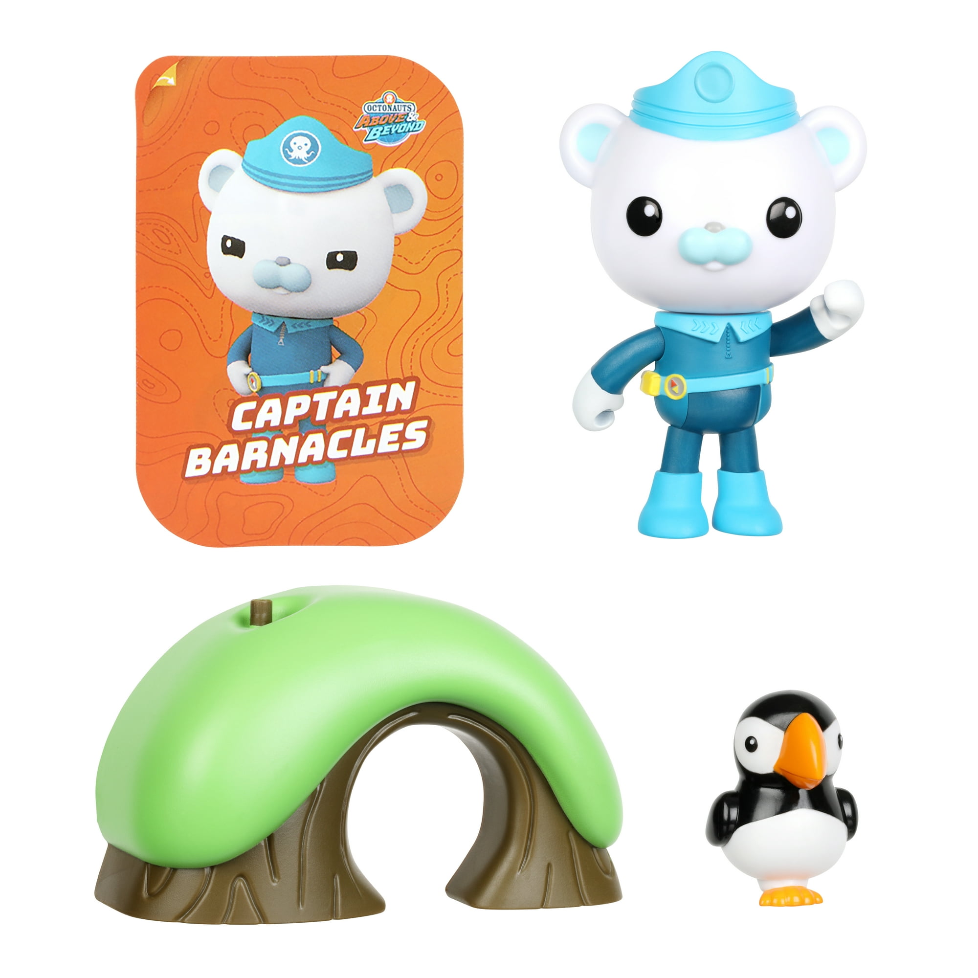 Octonauts Above & Beyond, Captain Barnacles 3 inch Deluxe Toy Figure Adventure Pack, Preschool, Ages 3+