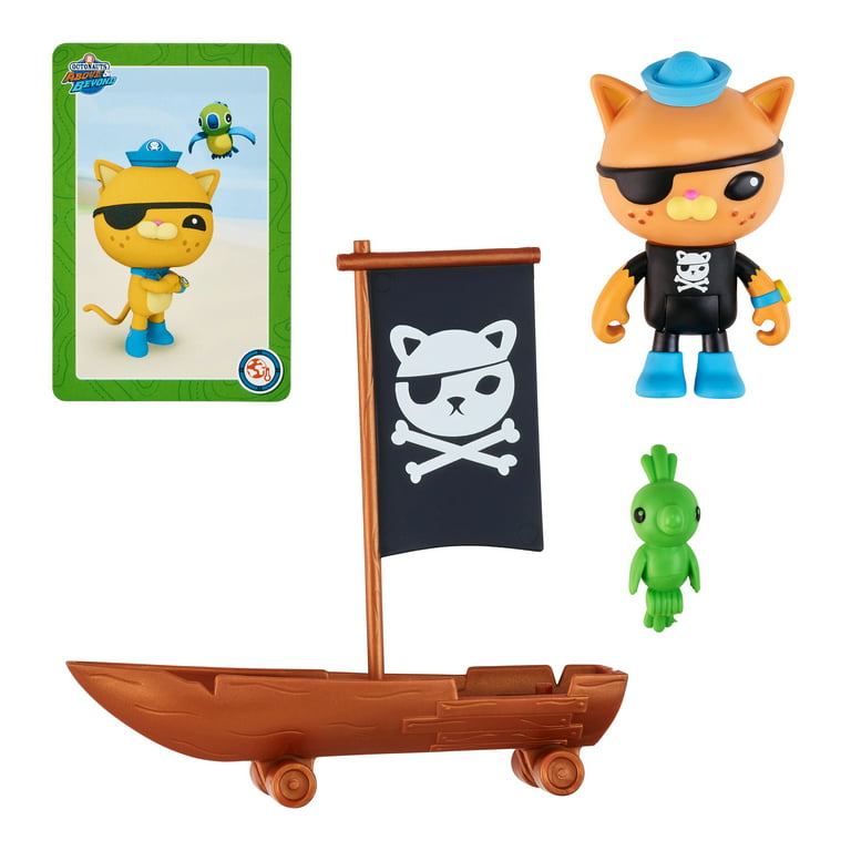 Octonauts Above & Beyond Deluxe Kwazii Pirate 2.8 Toy Figure Adventure  Pack, Ages 3+