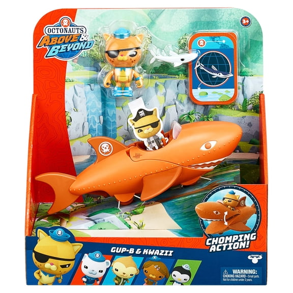 Octonauts Action Figures, S1 Figure Vehicle Kwazii Gup