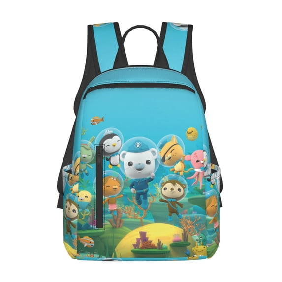 Octonauts Notebook Octonau-t Laptop Backpack with Compartment Cartoon Printed Laptop Bag ...