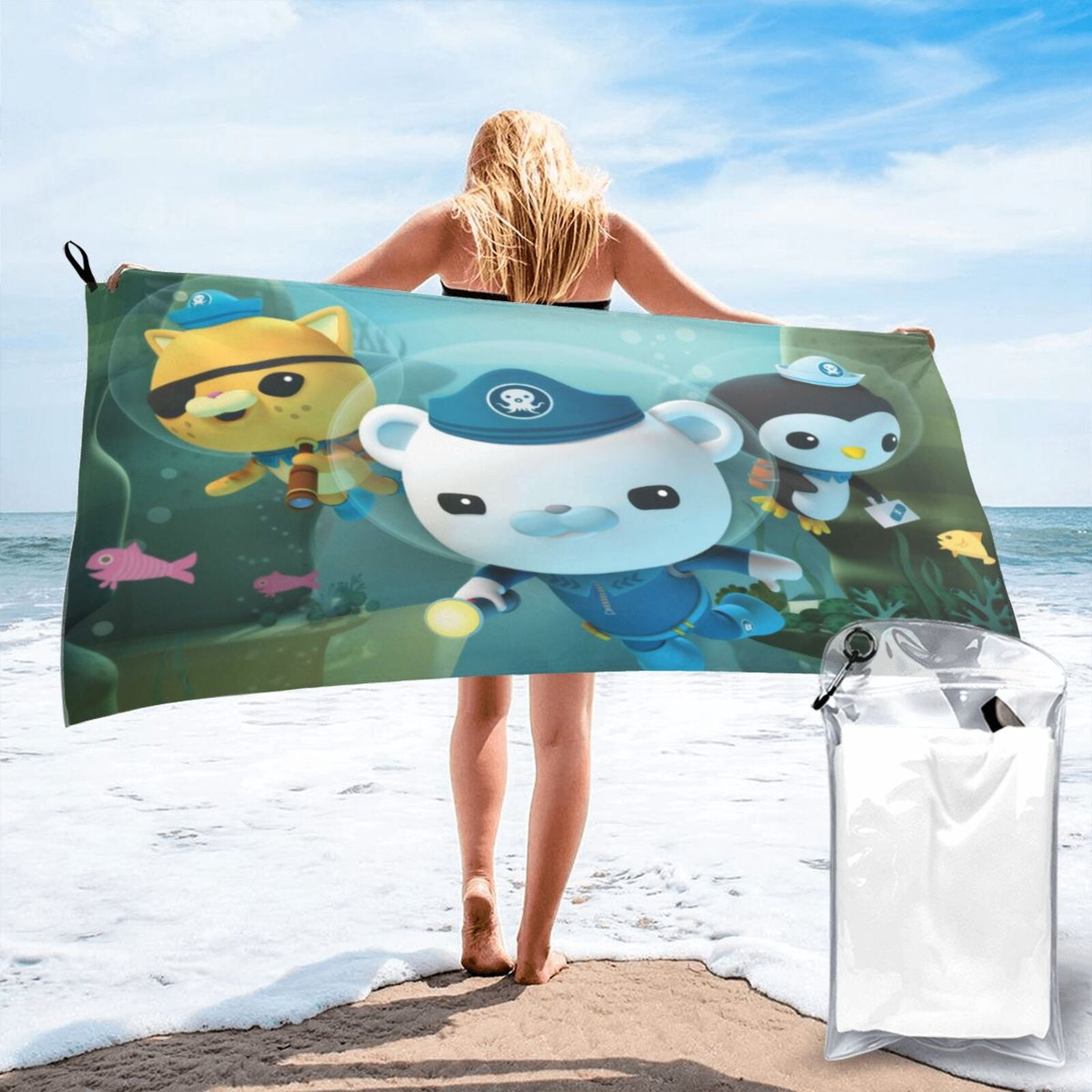 Yeacun Mandala Quick-Dry Microfiber Beach Towel 63x31” – Sand-Free, Lightweight, Absorbent For Pool, Travel & Yoga