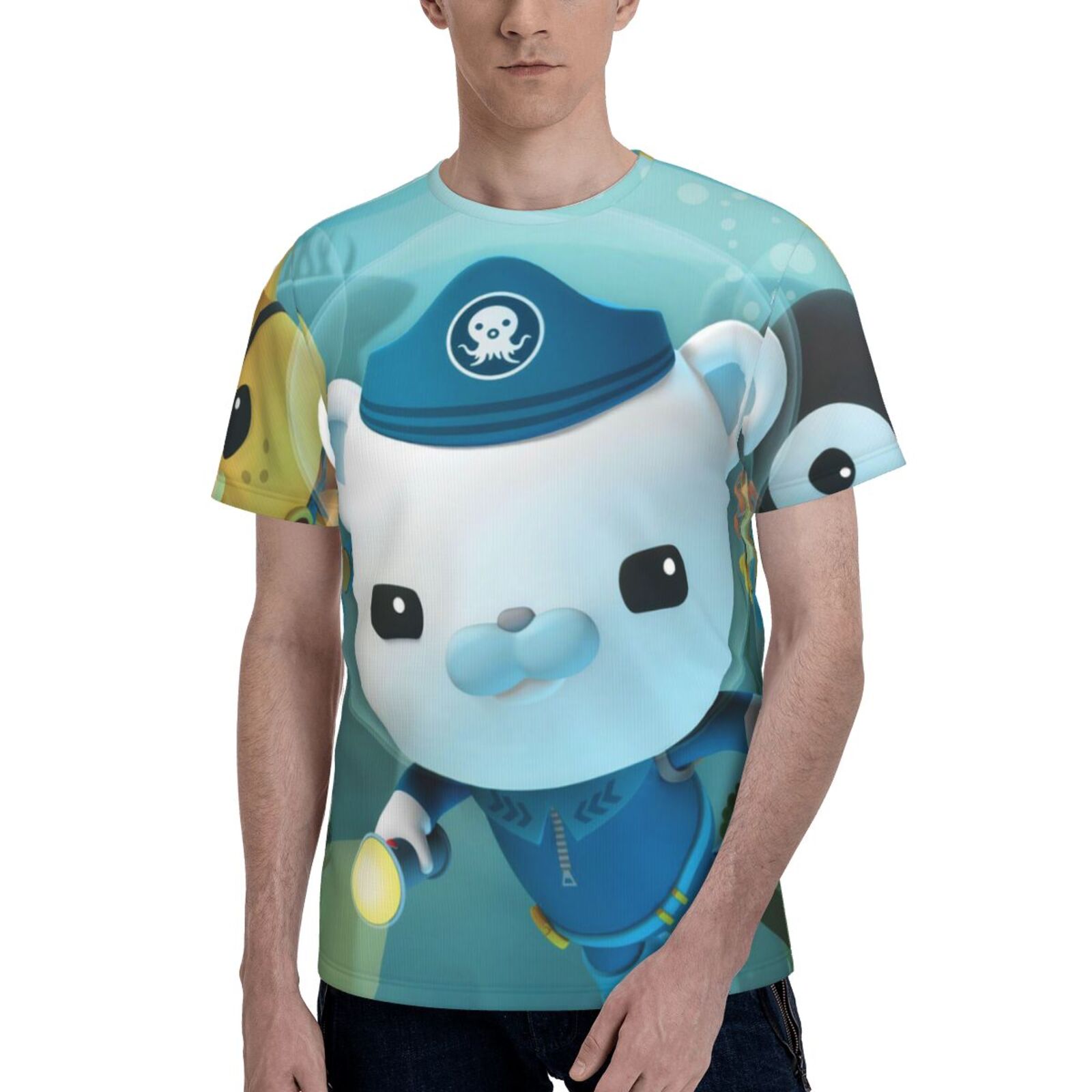 Octonauts Shirt 3d Printed T Shirt Crewneck Short Sleeve Top Tees For ...