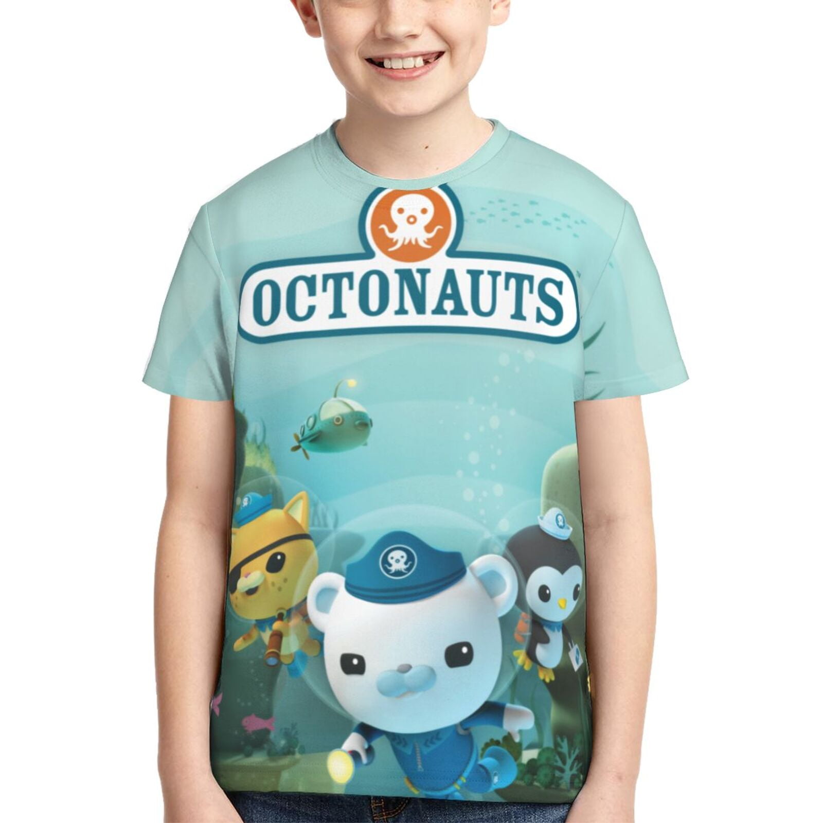 Octonauts Merch Octonauts T Shirts 3d Printed Short Sleeve Tee Shirt For Boys Girls ...