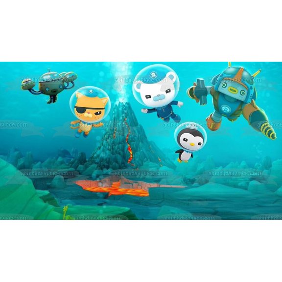 Octonauts: The Ring of Fire 2Edible Cake Topper Image ABPID54897