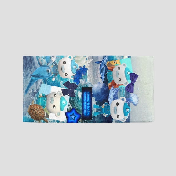 Octonauts's towel features a unique design, making it an excellent custom gift for fans. Perfect for workouts, yoga, boxing, and sunbathing, it measures 13.8"x28.7"35cm75cm.