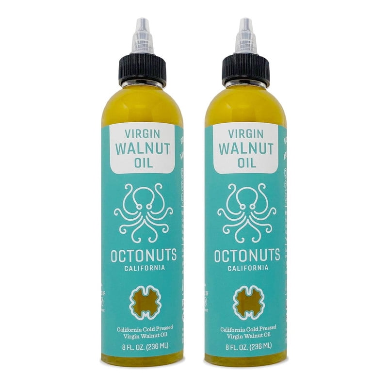 Octonuts Cold Pressed Walnut Oil, 8 ounce, Made with California Walnuts