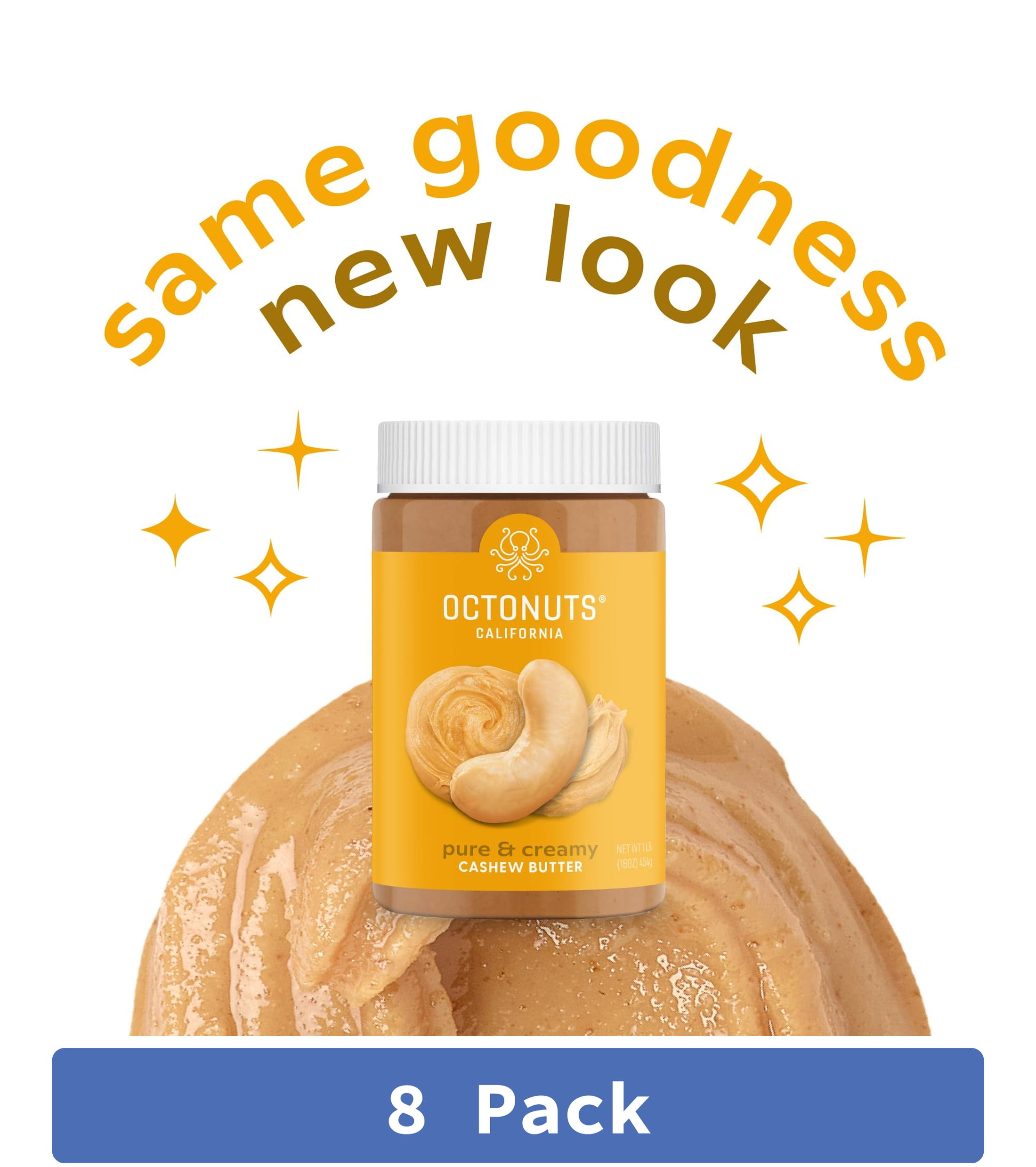 Octonuts Roasted Cashew Butter 16 oz (Pack of 8)