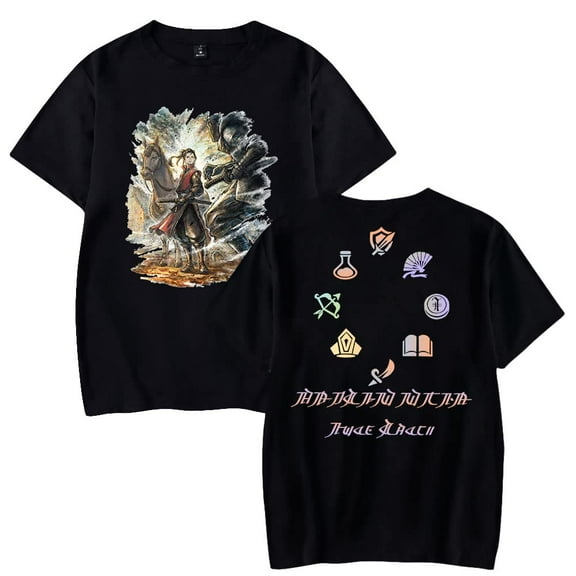 Octopath Traveler 2 T-shirt Summer New Fashion Printed Women Men Casual Short Sleeve