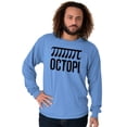 thumbnail image 1 of Octopi Day Math Geek Nerd Octopus Long Sleeve TShirt Men Women Brisco Brands M, 1 of 6