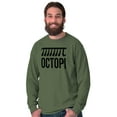 thumbnail image 1 of Octopi Day Math Geek Nerd Octopus Long Sleeve TShirt Men Women Brisco Brands X, 1 of 6