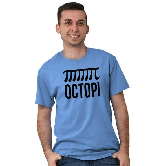 Octopi Day Math Geek Nerd Octopus Men's Graphic T Shirt Tees Brisco Brands S