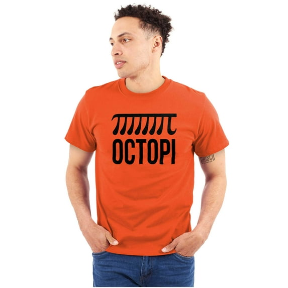 Octopi Day Math Geek Nerd Octopus Plus Size Crewneck Graphic Tee Shirt Brisco Brands 2X