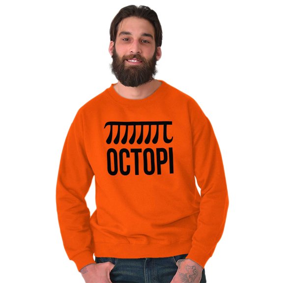 Octopi Day Math Geek Nerd Octopus Sweatshirt for Men or Women Brisco Brands X