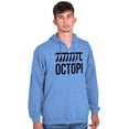 thumbnail image 1 of Octopi Day Math Geek Nerd Octopus Zip Up Hoodie Men's Women's Brisco Brands 2X, 1 of 6