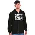 thumbnail image 1 of Octopi Day Math Geek Nerd Octopus Zip Up Hoodie Men's Women's Brisco Brands X, 1 of 6