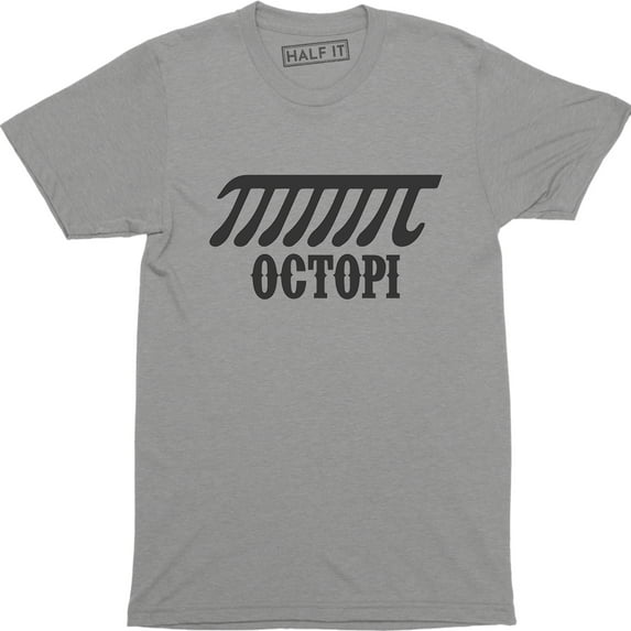 Octopi Funny Science Geek Math Design Men's Back to School T-Shirt