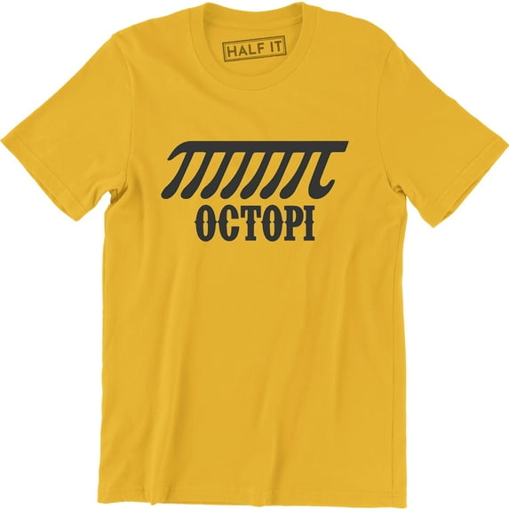 Octopi Funny Science Geek Math Design Men's Back to School T-Shirt