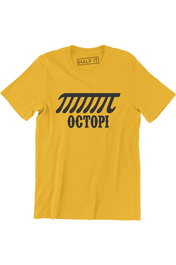 Octopi Funny Science Geek Math Design Men's Back to School T-Shirt