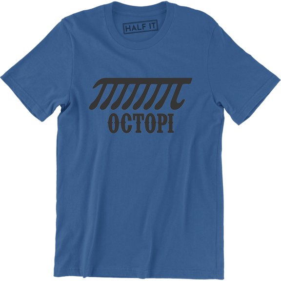 Octopi Funny Science Geek Math Design Men's Back to School T-Shirt