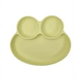 thumbnail image 1 of Abiie Octopod Frog Silicone Plates with Suction - Spill Proof, Easy to Clean - BPA-Free Bowl - Suction Plates for Baby and Toddler - Training & Feeding Divided Grip Dish (Pastel Yellow), 1 of 6