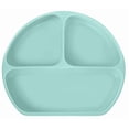 thumbnail image 1 of Octopod® Silicone Suction Triangle Plate for Babies and Toddlers – BPA-Free, Non-Slip Divided Plate for Baby-Led Weaning, Self-Feeding, and Mess-Free Mealtime (Baby Blue), 1 of 5