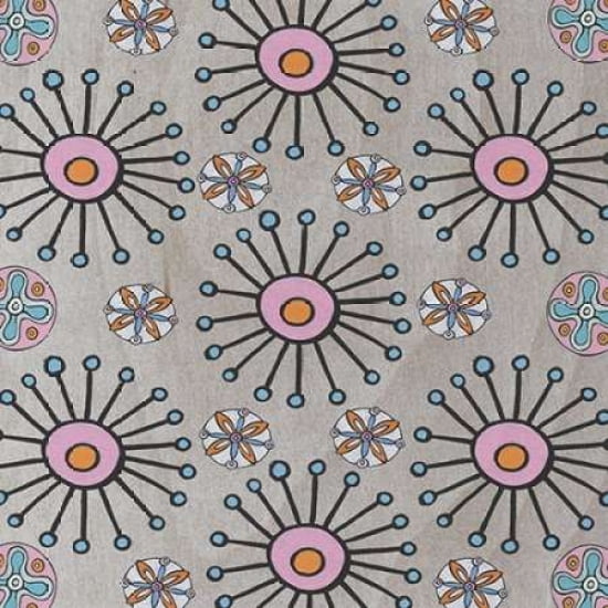 Octopus Accent Pattern I Canvas Art - Shanni Welsh (24 x 24)