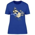 thumbnail image 1 of Octopus And Sea Voyages  T-Shirt Women -Image by Shutterstock, Female 3X-Large, 1 of 2