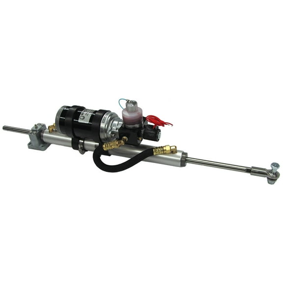 38" Black and Red 7 Stroke Mounted Bore Linear Drive Actuator