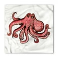 thumbnail image 1 of Octopus Bandana, Pink Watercolor Animal, Unisex Head and Neck Tie, by Ambesonne, 1 of 2