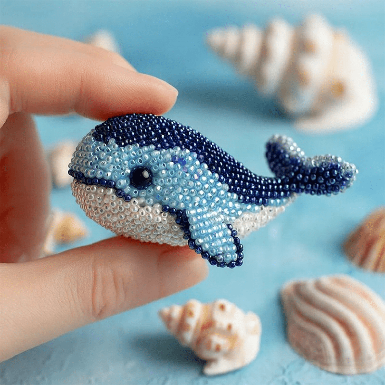 Octopus Bead Embroidery Kit,3D Ocean Animals DIY Beadwork Craft Kit ...