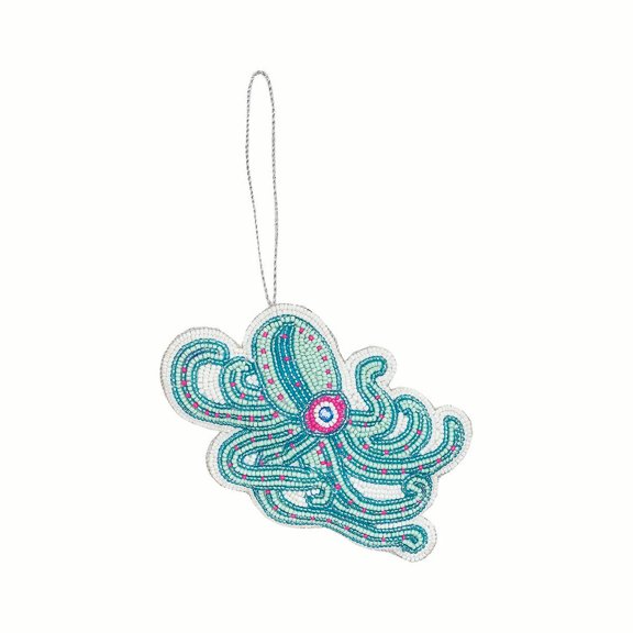 Octopus Beaded Christmas Xmas Decorative Tree Ornament