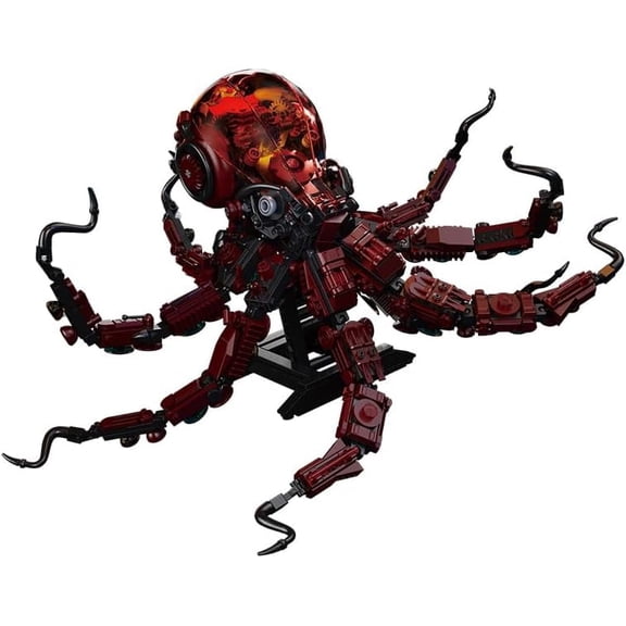 Octopus Building Block Set Compatible with Lego Animal Ocean Creature for Adults 882Pcs