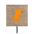 thumbnail image 1 of Octopus Burlap And Orange Leash Or Key Holder, 1 of 1