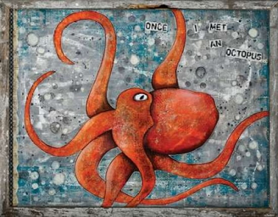 Octopus Canvas Art - Denise Braun (22 x 28)