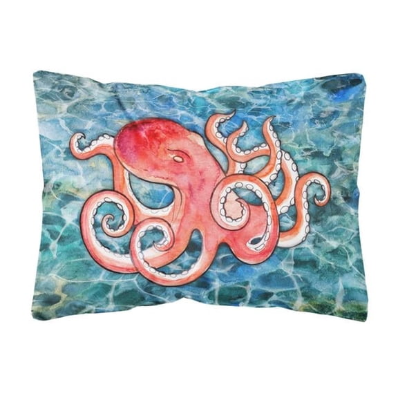 Octopus Canvas Fabric Decorative Pillow