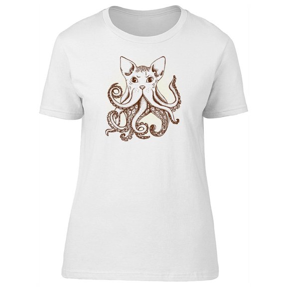 Octopus Cat T-Shirt Men -Image by Shutterstock, Male 4X-Large