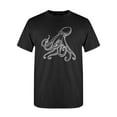 thumbnail image 1 of Octopus Chalk Sketch T-Shirt Men -Image by Shutterstock, Male 3X-Large, 1 of 2