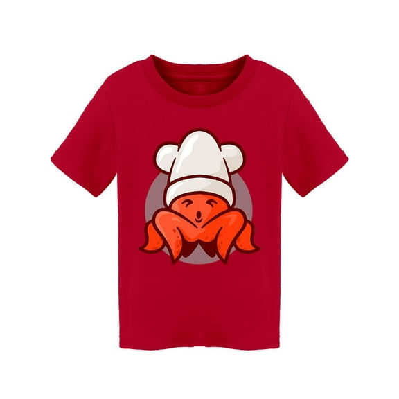 Octopus Chef Design T-Shirt Toddler -Image by Shutterstock,  4 Toddler