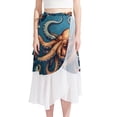 thumbnail image 1 of Octopus Chiffon Summer Dress with Polyester Straps - Women's Beach Dresses, 1 of 6
