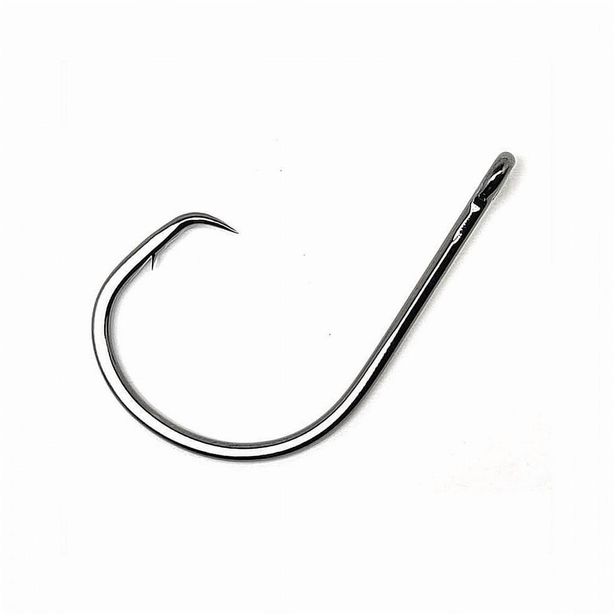 Octopus Circle Hook Tackle, Size: (100 Pack) NS Black, 4/0