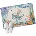thumbnail image 1 of Octopus Coastal Area Rugs Collection 2'x3', Summer Nautical Starfish Coral Beige Non Slip Indoor Rectangle Throw Runner Rug Floor Mat Carpet for Living Room Dining Table Bedroom Nursery, 1 of 9
